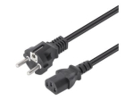 Manhattan Power CEE 7/7 Toide IEC 60320 C13 Must 3m toitekaabel