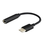 SAVO USB Type 3.1 C (M) to Jack 3.5mm (F) Audio adapter Black AK-35/B