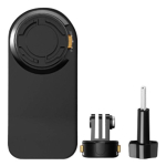 PULUZ seljakoti kinnituspunkt spordikaameratele (sh Osmo Action 5 Pro, Insta360 Ace Pro 2) (must)
