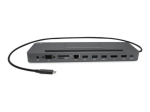 I-TEC USB-C Metal 4K 3xEkraan DS 1xHDMI 1xVGA 1xDP 1xSD+1xmicroSD CR 1xGLAN 1x3.5mmAudio 2xUSB 3.0 2xUSB 2.0 1xUSB-C PD+ Laadija 100W