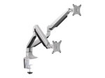 Logilink BP0043 Dual Monitor Desk mount, 13"-32",gas spring, aluminum Logilink