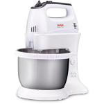 TEFAL HT312138 Quickmix Hand Mixer 300 W Number of speeds 5 Turbo mode White/Stainless steel