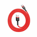 Baseus 6953156278219 Mobiiltelefonikaabel Punane 1 m USB A to USB C
