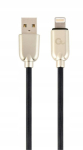 Gembird CC-USB2R-AMLM-1M USB-A kuni Lightning kaabel Premium kumm 1m / must