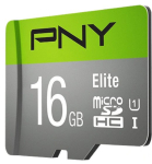 PNY Elite microSDHC m&auml;lukaart 16GB UHS-I Class 10