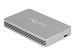 DeLOCK v&auml;line salvestusseade Thunderbolt 4 USB-C 4 Thunderbolt 3 M.2 NVMe kaart