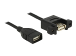 Delock 50cm USB-kaabel must