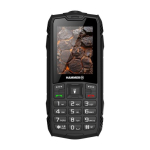 M&Uuml;&Uuml;DUD. Hammer ROCK LTE must 2,4 " IPS 48 MB 128 MB peamise kaamera resolutsioon 2 MP 3000 mAh KASUTATUD, TAASVARUSTATUD, ILMA TARVIKETETA