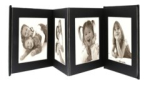 Deknudt Leporello fotoalbum ja lehekaitse Must 8 lehte 13 x 18 cm