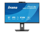 IIYAMA XB2797QSNPH-B1 27-tolline IPS QHD EyeComfort 15cm k&otilde;rgusregulatsiooniga standi USB-C Dock LAN/96W PD/DP-OUT kaamera 5MP Windows Hello 1ms