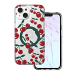 Mocco Cherry Mag Back &uuml;mbris Apple iPhone 15 jaoks