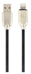 Gembird CC-USB2R-AMLM-2M USB-A kuni Lightning kaabel 2m / must