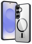 Swissten Clear Jelly Magstick Metallic &uuml;mbris Samsung Galaxy S24 FE 5G jaoks