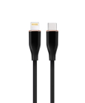 KAABEL LIGHTNING K&Uuml;LGE USB-C 1.5M/CC-USB2S-CM8PM-1.5M-BK GEMBIRD