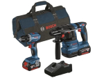 Bosch Professional komplekt GSR 18V-45 + GBH 18V-22 2x4Ah