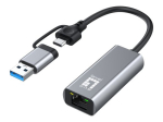 LevelOne USB-C 3.2 Gen 1 to USB-A 3.2 Gen 1 2.5Gbps Adapterkaabel