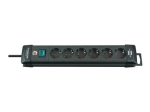 brennenstuhl Premium-Line 6-pin pesa kast must 3m