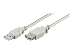 goobay 1.8m USB Pikenduskaabel, Hall