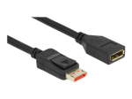 Delock 2m DisplayPort pikenduskaabel must