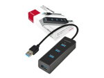 AXAGON Neljaportiline USB 3.0 hub kiirlaadimise ja toetusega HUE-S2B