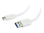 Cablexpert USB 2.0 / USB 3.0 / USB 3.1 Type-C Kaabel 1m Valge
