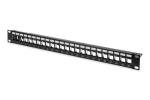 Digitus modulaarne paneel DN-91411 Layout Keystone Entry: Straight; Area of application: 483 mm (19") cabinet; Suitable for 483 mm (19") cabinet