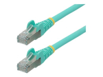 StarTech.com 50cm CAT6a kaabel - aqva - madala suitsuga halogeenivaba (LSZH) - 10GbE 500MHz 100W ++ takistamata RJ-45 pingej&otilde;uga S/FTP v&otilde;rgu patch-...