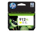 HP 912XL kollane 700-lehek&uuml;ljeline must tint