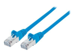 Intellinet v&otilde;rgu patch-kaabel, Cat6, 1m, sinine, vask, S/FTP, LSOH / LSZH, PVC, RJ45, kullatud kontaktid, snagless, varrega, eluaegne garantii, P