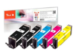 Peach Multi Pack Photo must, kollane, ts&uuml;aan, magenta Ink PI100-336