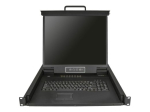 StarTech.com Rackmount KVM konsool koos kaablitega - integreeritud KVM koos 19 LCD-ga - 1U LCD KVM sahtel 50,000 MTBF - USB VGA tugi KVM konsool