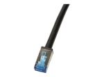LogiLink Professional CAT 6a varustatud foolium ja vasekattega (SFTP) 7.5m paigalduskaabel, must