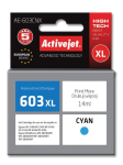 Activejet AE-603CNX tint (asendus Epson 603XL T03A24 jaoks; Supreme; 14 ml; ts&uuml;aan)