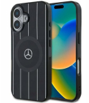 Mercedes Topeltkiht Ristuvad Jooned MagSafe Tagumise Korpuse Apple iPhone 16 jaoks