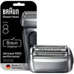 Braun Shaver Replacement Head for Series 8, Silver 83M