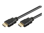 Goobay HDMI Kaabel 0.5m HDMI T&uuml;&uuml;p A (Tavaline) Must