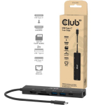 Club 3D 7-&uuml;hes USB-C hub koos HDMI 4K60Hz, 100W