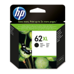 HP 62XL must 600-lehek&uuml;ljeline tintpatrun C2P05AE