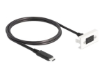Delock USB Type-C Kabel 1m Must Valge