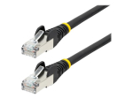 StarTech.com 1m CAT6a kaabel - must - madala suitsuga halogeenivaba (LSZH) - 10GbE 500MHz 100W ++ takistamata RJ-45 pingej&otilde;uga S/FTP v&otilde;rgu patch-ka...