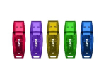 EMTEC C410 v&auml;rviline segu 8GB USB 2.0 m&auml;lu (sinine, roheline, lilla, punane, kollane)