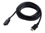 Gembird CC-HDMI4X-6 HDMI laienduskaabel Ethernetiga 1,8m must