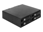 DeLOCK 2.5" salvestuse mobiilne raam - must
