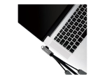 LogiLink USB-C 3-portiga hub must roheline