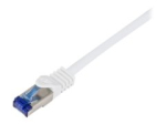 LogiLink Professional Ultraflex CAT 7 Kaabel/CAT 6a &Uuml;hendused S/FTP 1.5m Patch Kaabel Valge RAL 9003