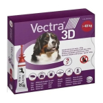 CEVA Vectra 3D (&uuml;le 40kg) - koerte vastaseid parasiite vastane tilk - 3 x 8ml