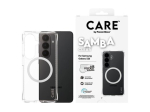 CARE by PanzerGlass Samba Case Transparent w. White Qi Samsung New Galaxy S26 PanzerGlass