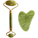 Heleroheline Xiuyan Jade Roller & Gua Sha Komplekt