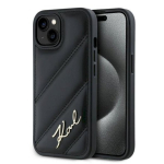Karl Lagerfeld KLHCP15MPQDSMGK Diagonal Quilted S Hardcase iPhone 15 Plus/14 Plus jaoks 6.7" / must