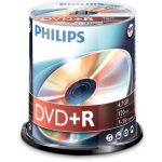 Philips DR4S6B00F/00 DVD+R Kettad 4.7GB Cake Box 100